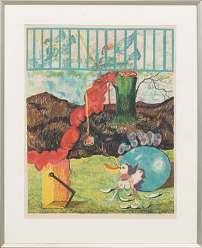 THORMOND LARSEN, litograph in colour, 2 pcs, signed and numbered,
