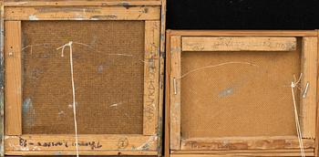 THOMAS LARSSON, a pair oil on canvas signed.