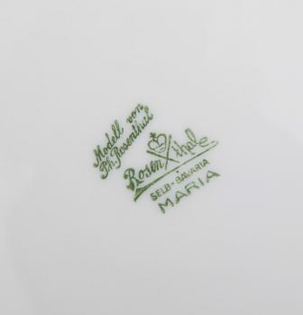 MATSERVIS, 74 delar, porslin, "Maria", Rosenthal, 1900-talets mitt.