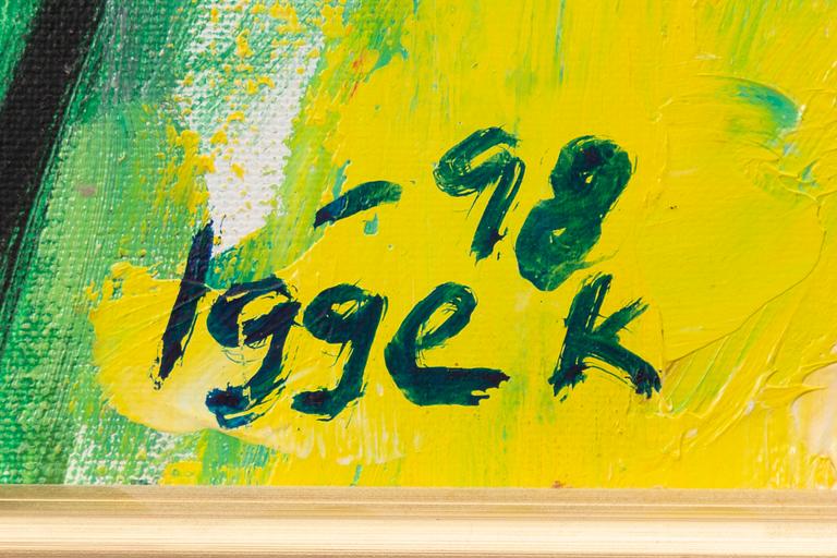 Igge Karlsson, Translation: "Horse in flowers".