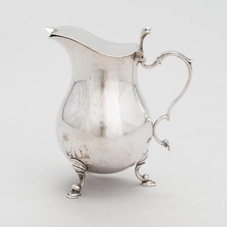 A Russian 18th-century cream jug, Moscow 1771. Rococo.