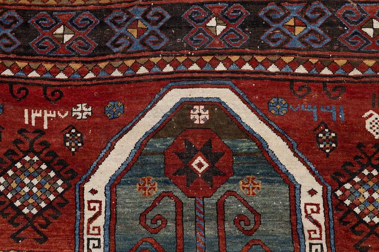 Matta, antik Sewan Kazak, södra Kaukasus, ca 295 x 180 cm.