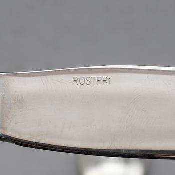 BESTICKSERVIS, 39 delar, silver, "Olga", GAB, Stockholm, 1960-tal. Total vikt ca 2166 g.