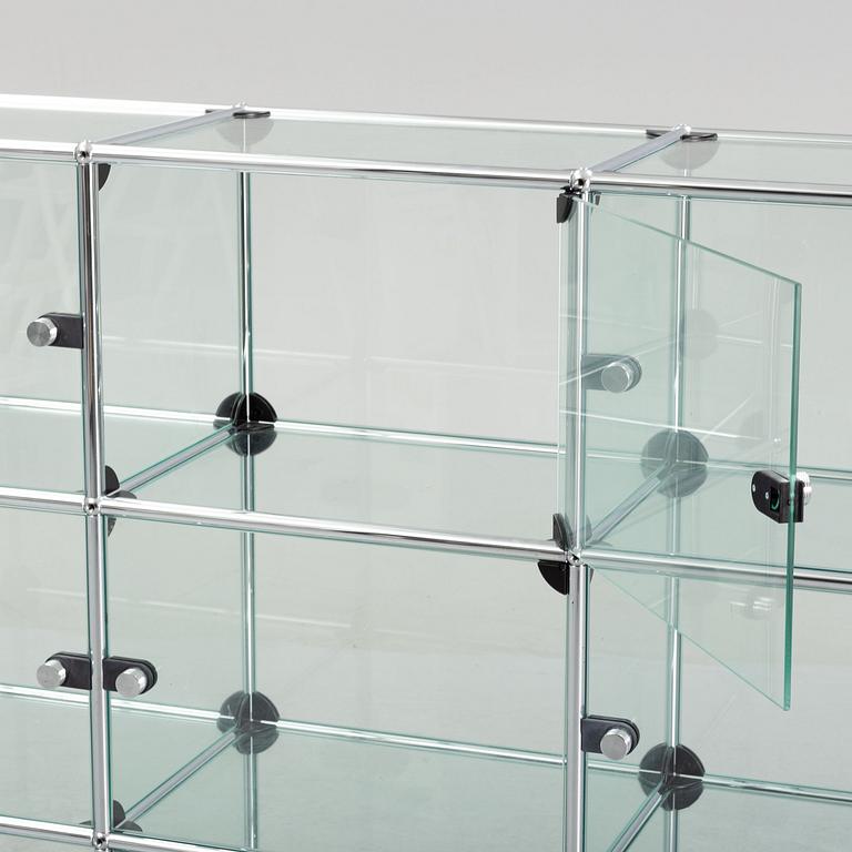 A 'USM Haller' module system by Haller & Schärer, second half of the 20th Century.