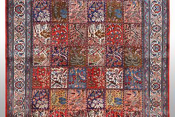 A carpet, Qum, ca 336 x 248 cm.