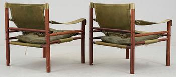 KARMSTOLAR, ett par, "Sirocco", Arne Norell, formgiven 1964.