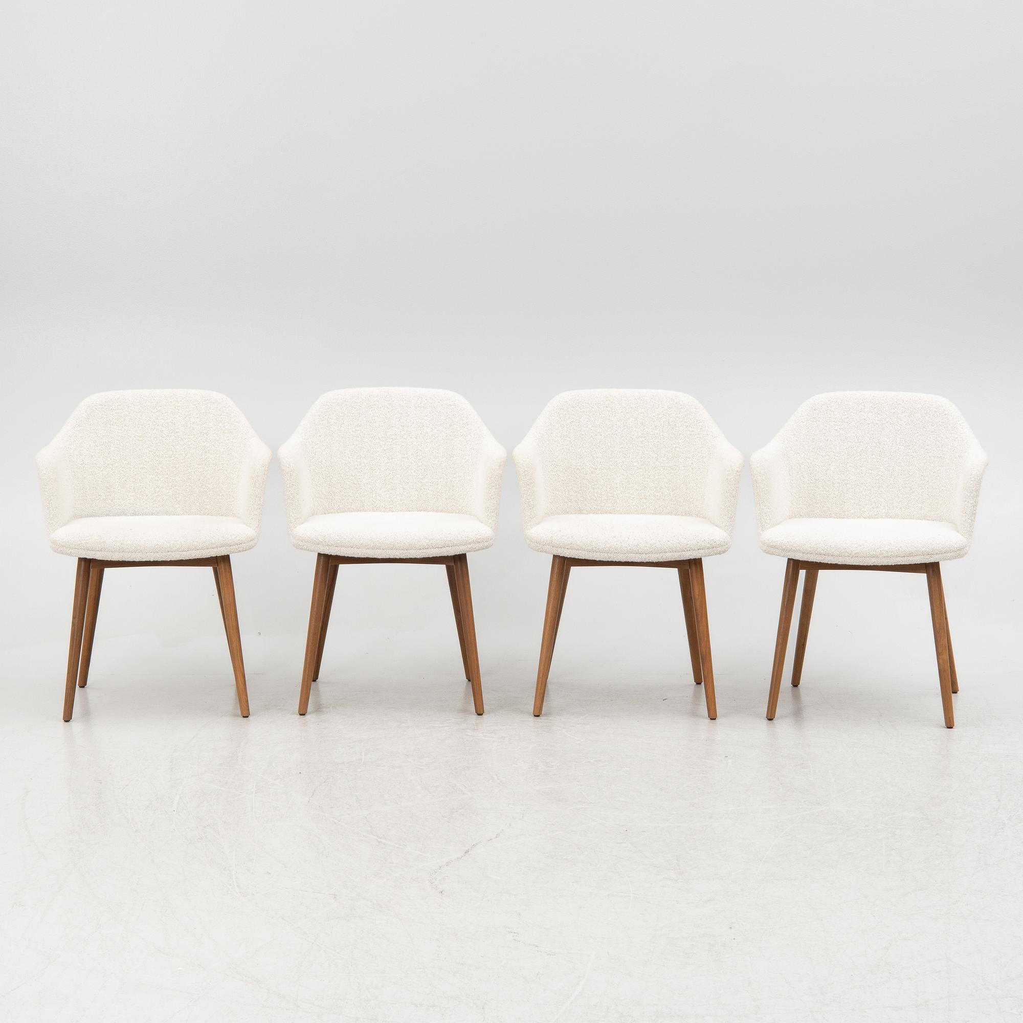 A set of four 'Rely Armchairs', &Tradition, Denmark.