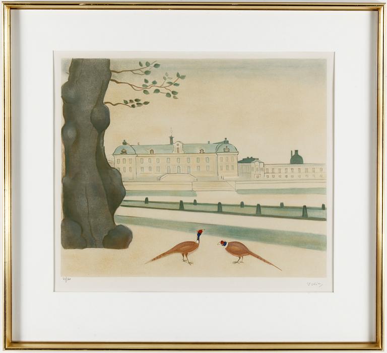 EINAR JOLIN, Mapp med 10 st Färglitografier, signerade ocg numrerade 21/360. Ramade. Mappen medföljer.