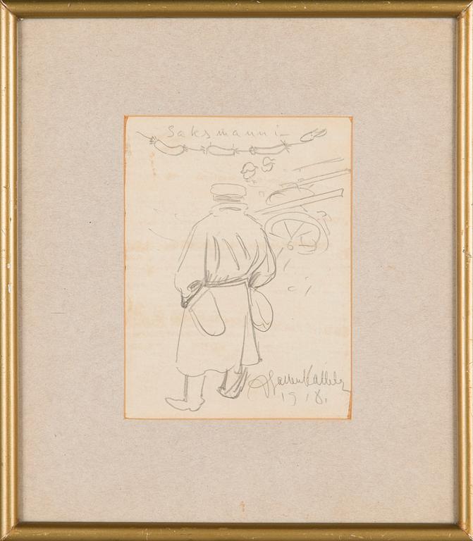 Akseli Gallen-Kallela, "Saksmanni".