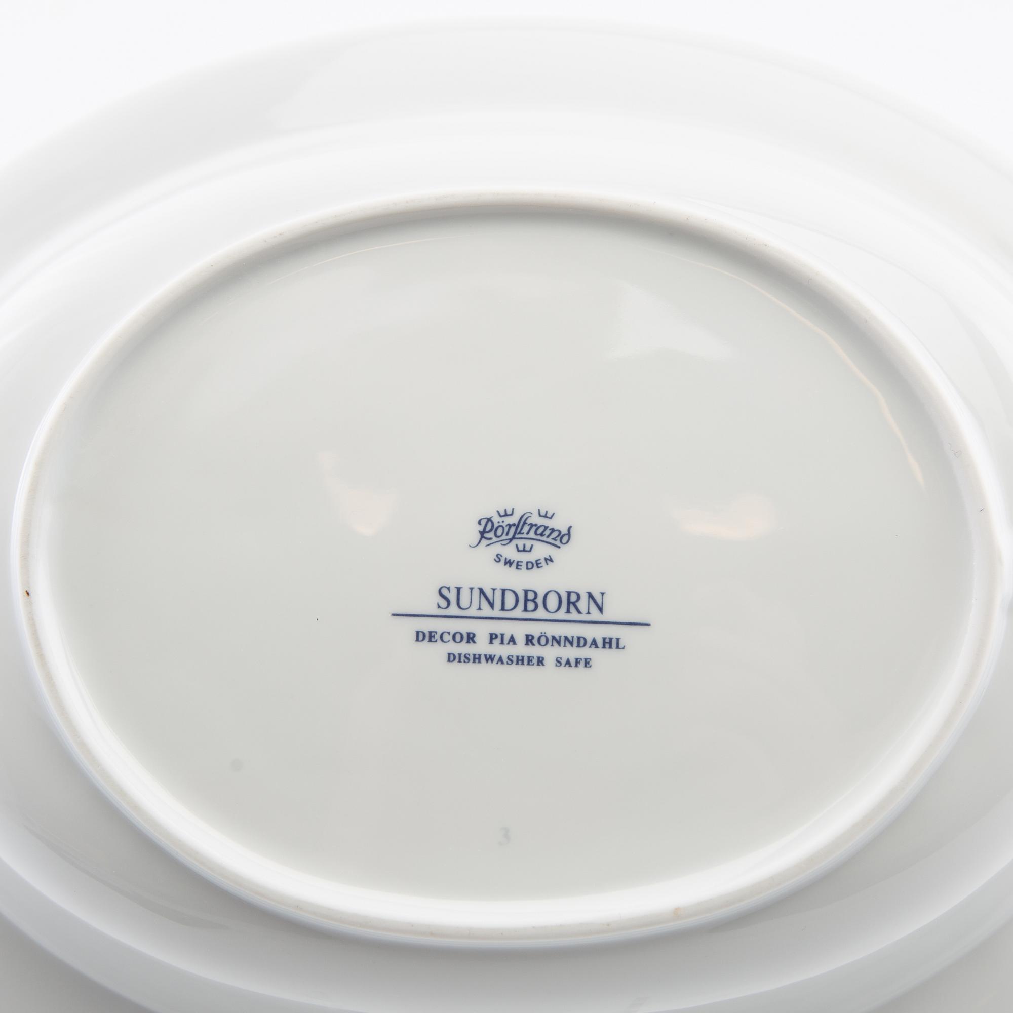 Pia Rönndahl, servis, 62 delar, "Sundborn", Rörstrand.