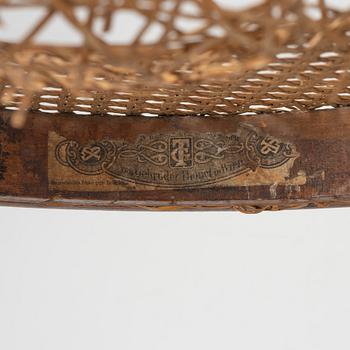 Five Thonét chairs No 14, Vienna around 1900.