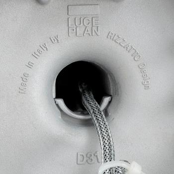 TAKLAMPA, "Glassglass", Paolo Rizzatto, Luceplan, Italien, formgiven 1998. Höjd 53cm.