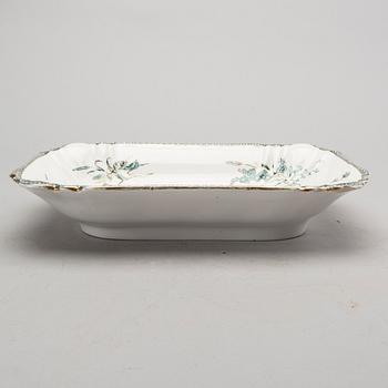 MATSERVIS, 45 delar, flintgods, Växjö Guld, Gustavsberg, omkring år 1900.