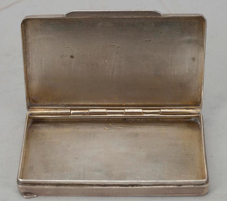 DOSA, silver, Österrike-Ungern, sekelskiftet 1800/1900. Vikt 68 g.