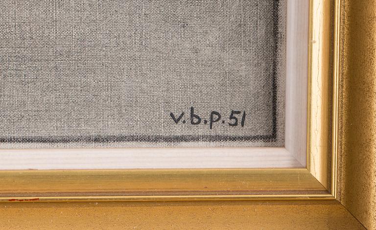 VILHELM BJERKE-PETERSEN, olja, monogramsignerad och daterad 51.