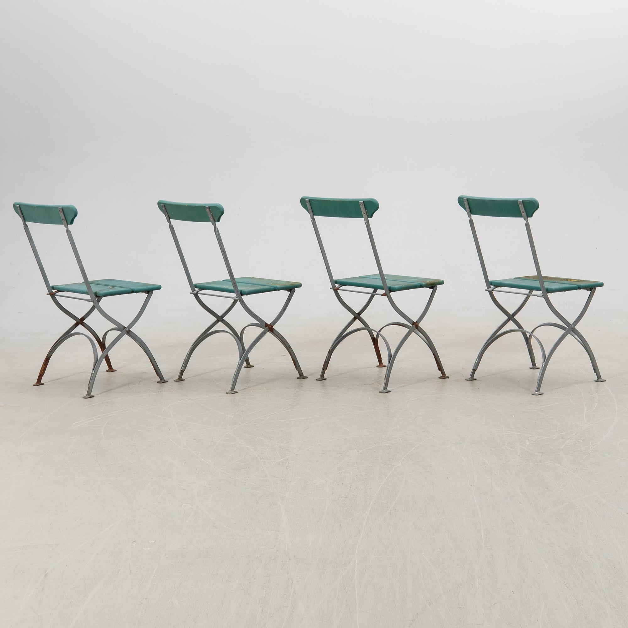 Garden group, 5 pieces, "The Brewery Series", Grythyttan, second half of the 20th century.