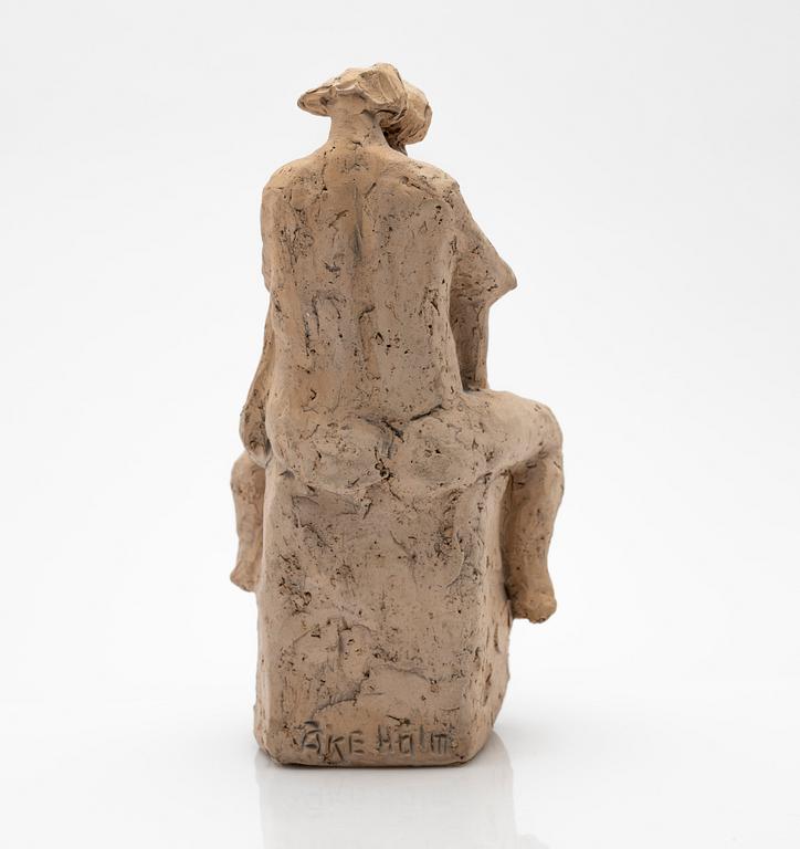 Åke Holm, figure, terracotta.