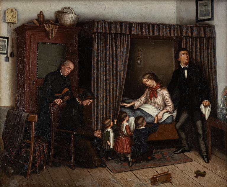 Unknown artist, 19th century, A final farewell.