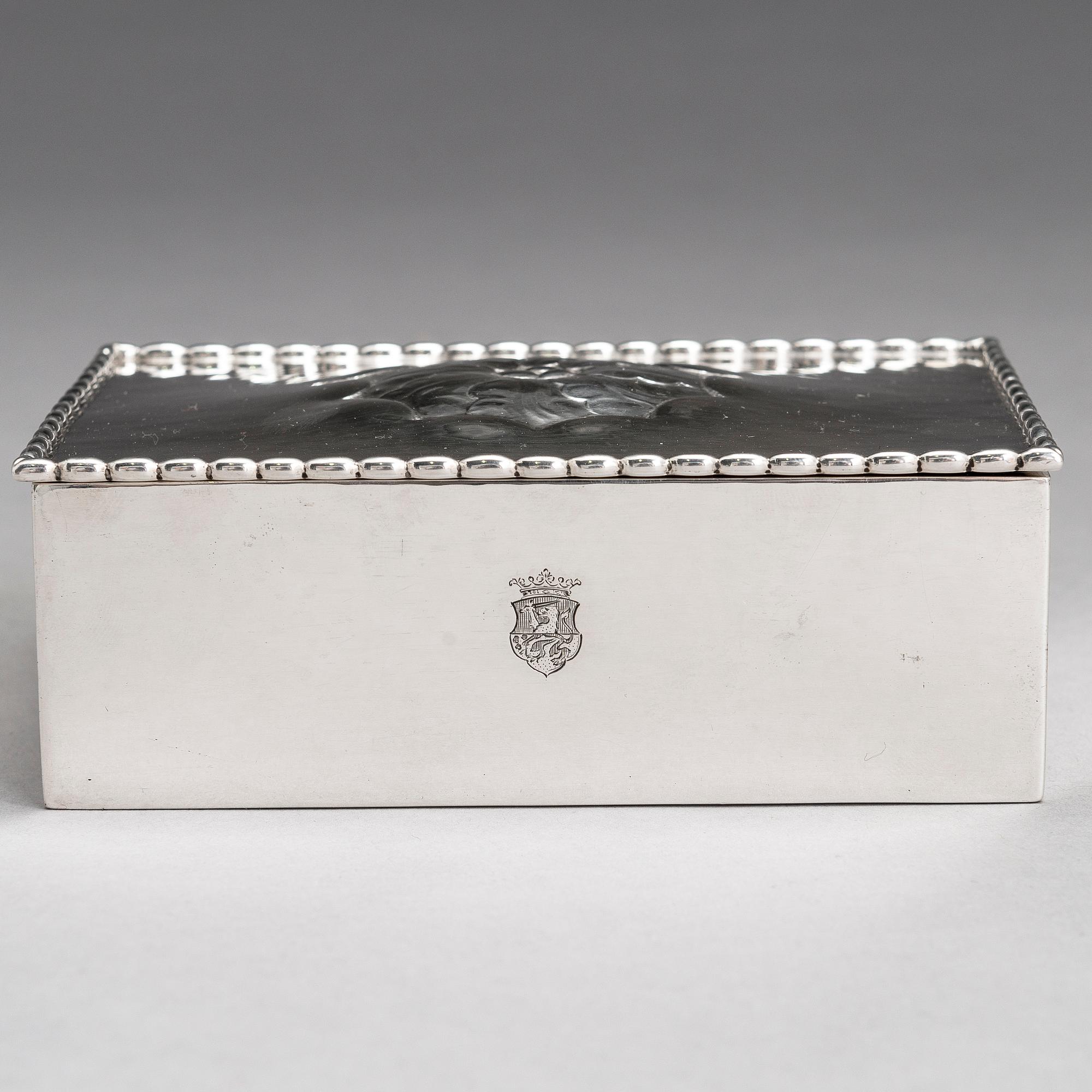 GEORG JENSEN, SKRIN, silver, 195B, Köpenhamn 1919.