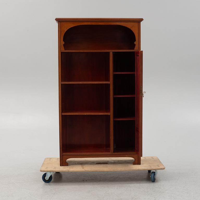 An Art Nouveau bookcase, early 20th Century.