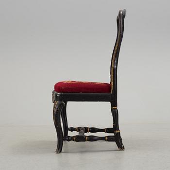 An 18th century chair.