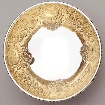 SKÅL, silver, London, England, Martin Hall & Co, 1876. Vikt ca 163 g.