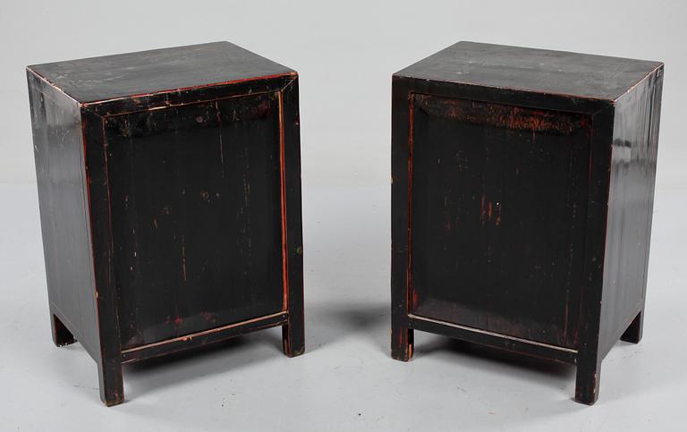 SKÅP, ett par, orientalisk, omkring sekelskiftet 1900.