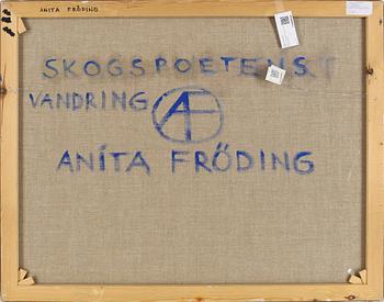 ANITA FRÖDING, olja på duk. Monogramsign.