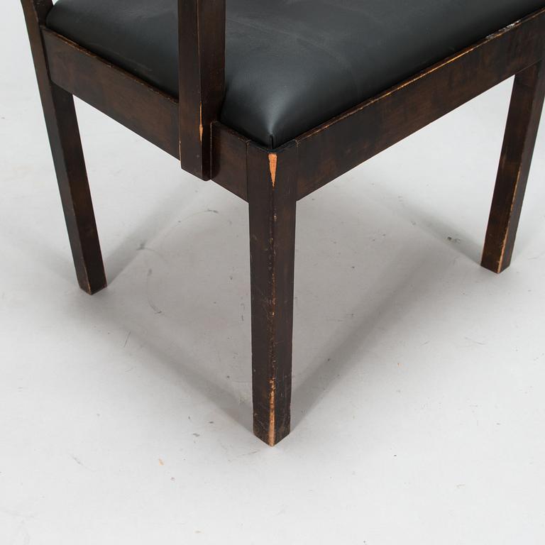 Nojatuolipari, 1930-luku.