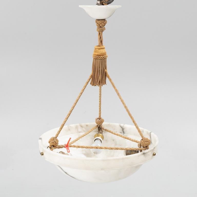 Takampel, alabaster, 1920-tal.