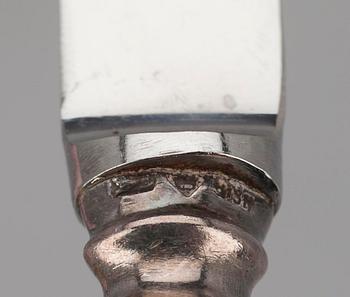 FRUKTKNIVAR, 11+6, silver, "Musslan" Kuopion Kulta Oy Tavastehus 1930 samt Hopeakeskus Tavastehus 1941.