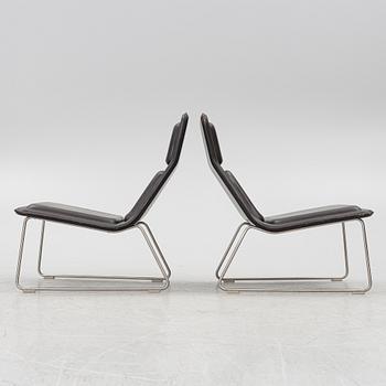 Jasper Morrison, armchairs, a pair, "Low and Pad", Cappelini, Italy,