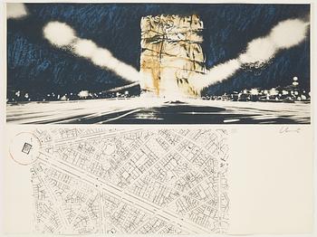 324. Christo & Jeanne-Claude, Project for the Arc de Triomphe, Paris.