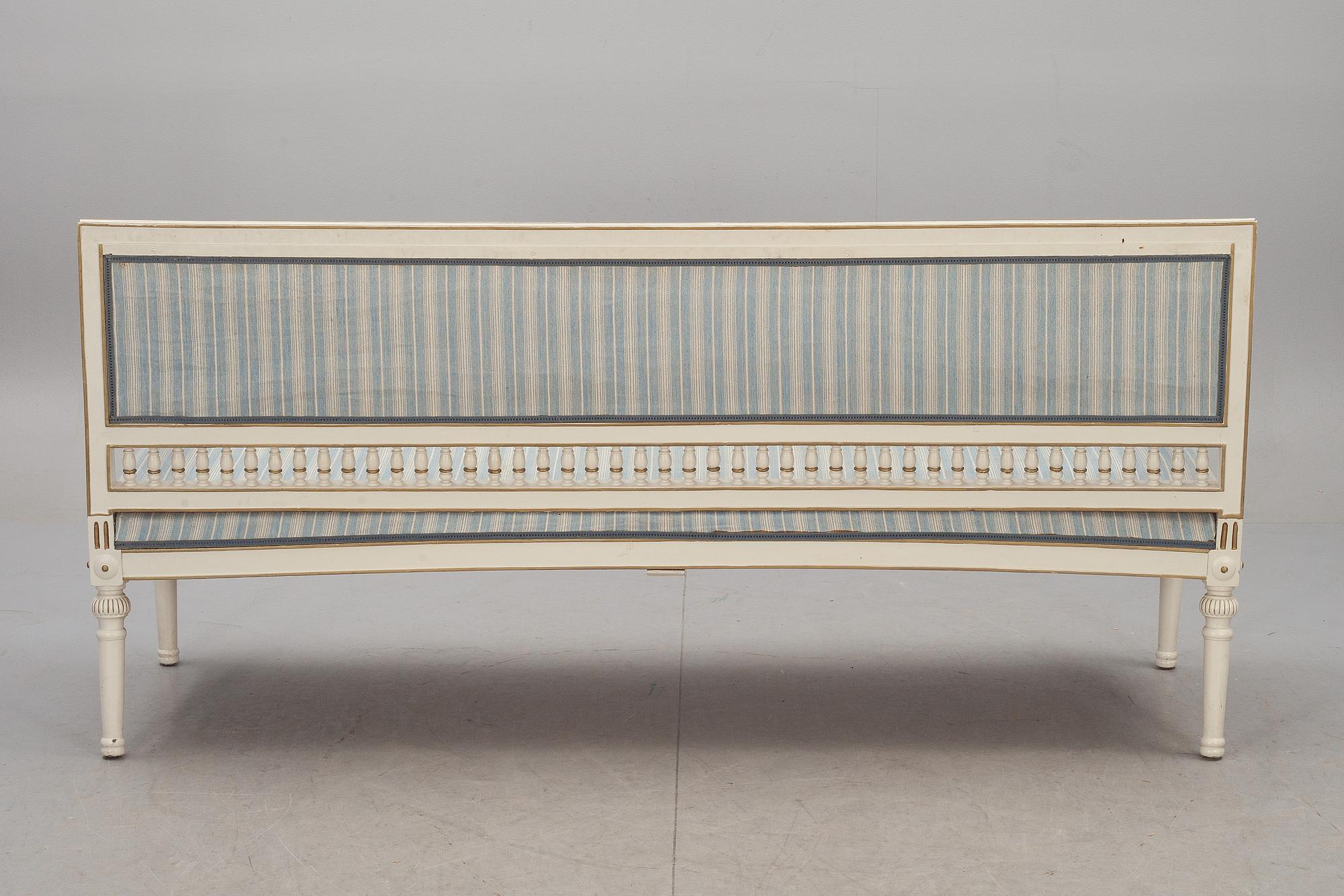 SOFFA, gustaviansk stil, 1800-tal.