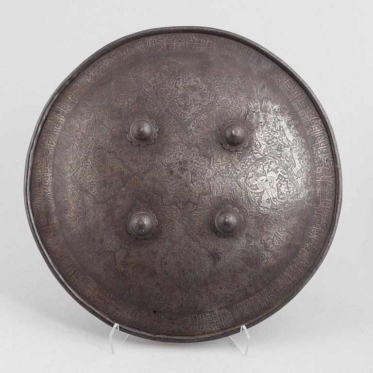 Shield, dahl, Indo-Persian, late 19th century.