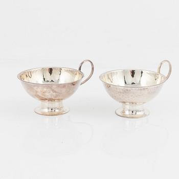 Twelve Swedish silver punsch mugs, including Gufa Gundefeldt & Falk, Gothenburg 1959.