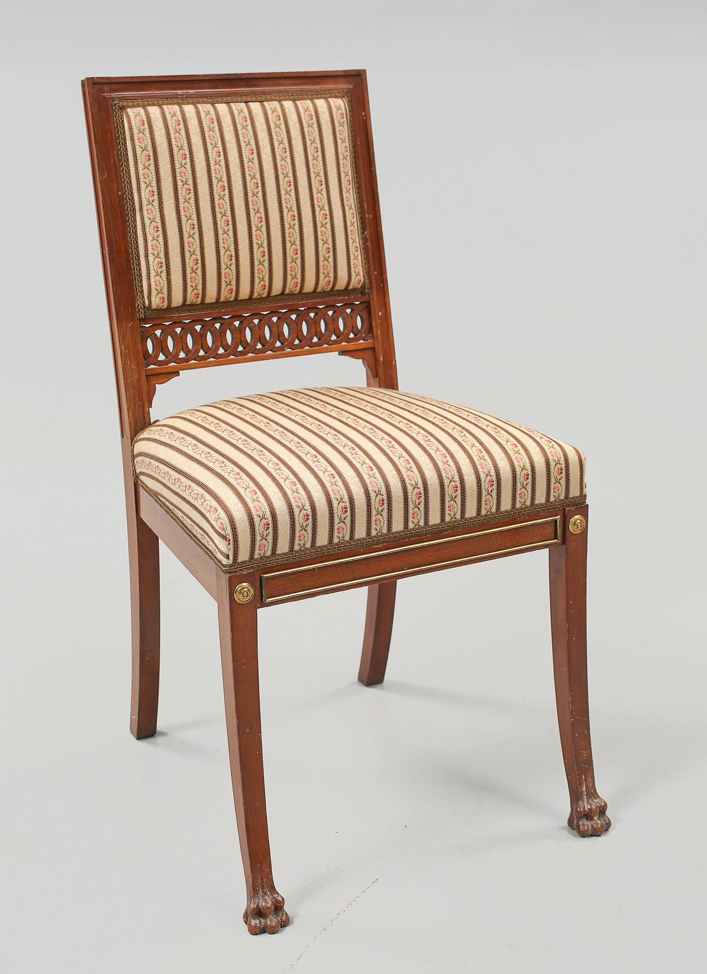 STOLAR, 4 st, Karl Johan- stil, 1900-talets första hälft.