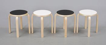 PALLAR, 4st, modell 60, Alvar Aalto, Artek.