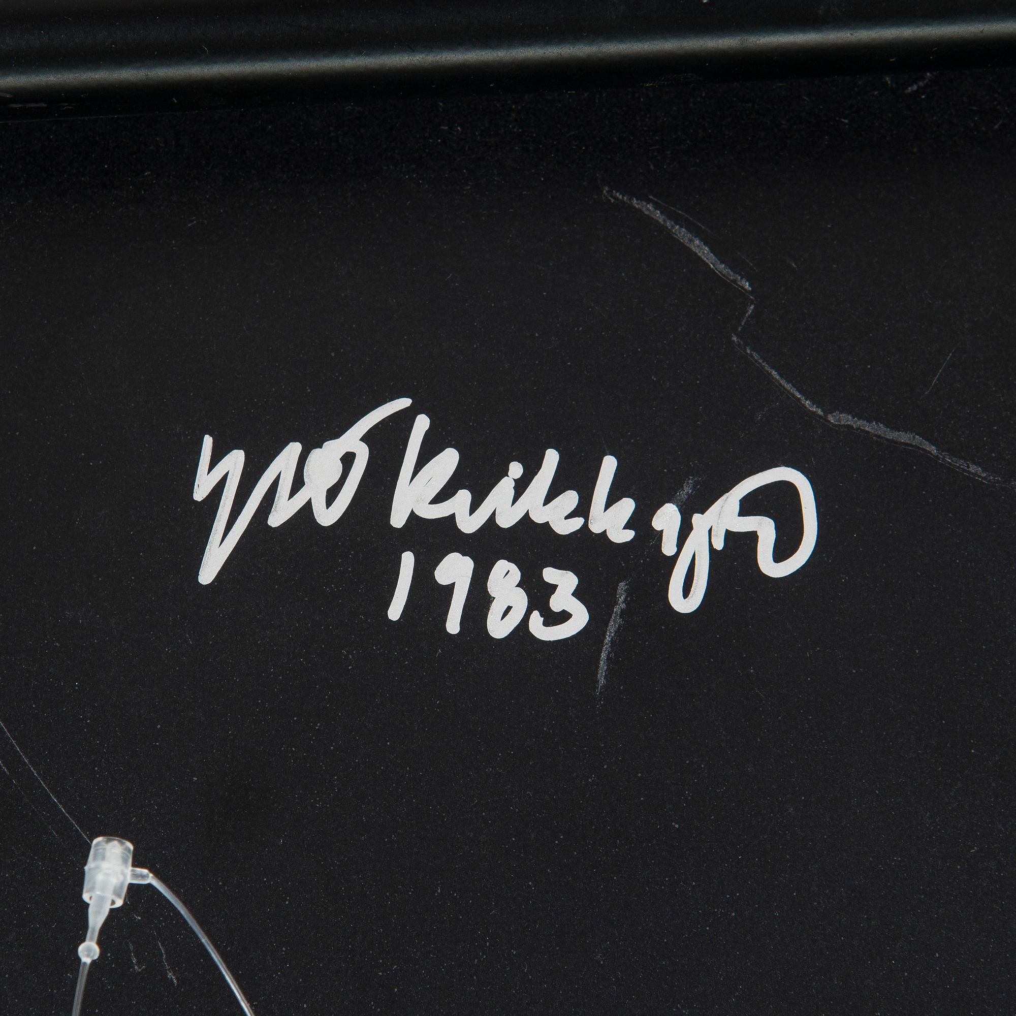 Yrjö Kukkapuro, tuoli, "Vino", Avarte 1980-luku, signeerattu Yrjö Kukkapuro -83.