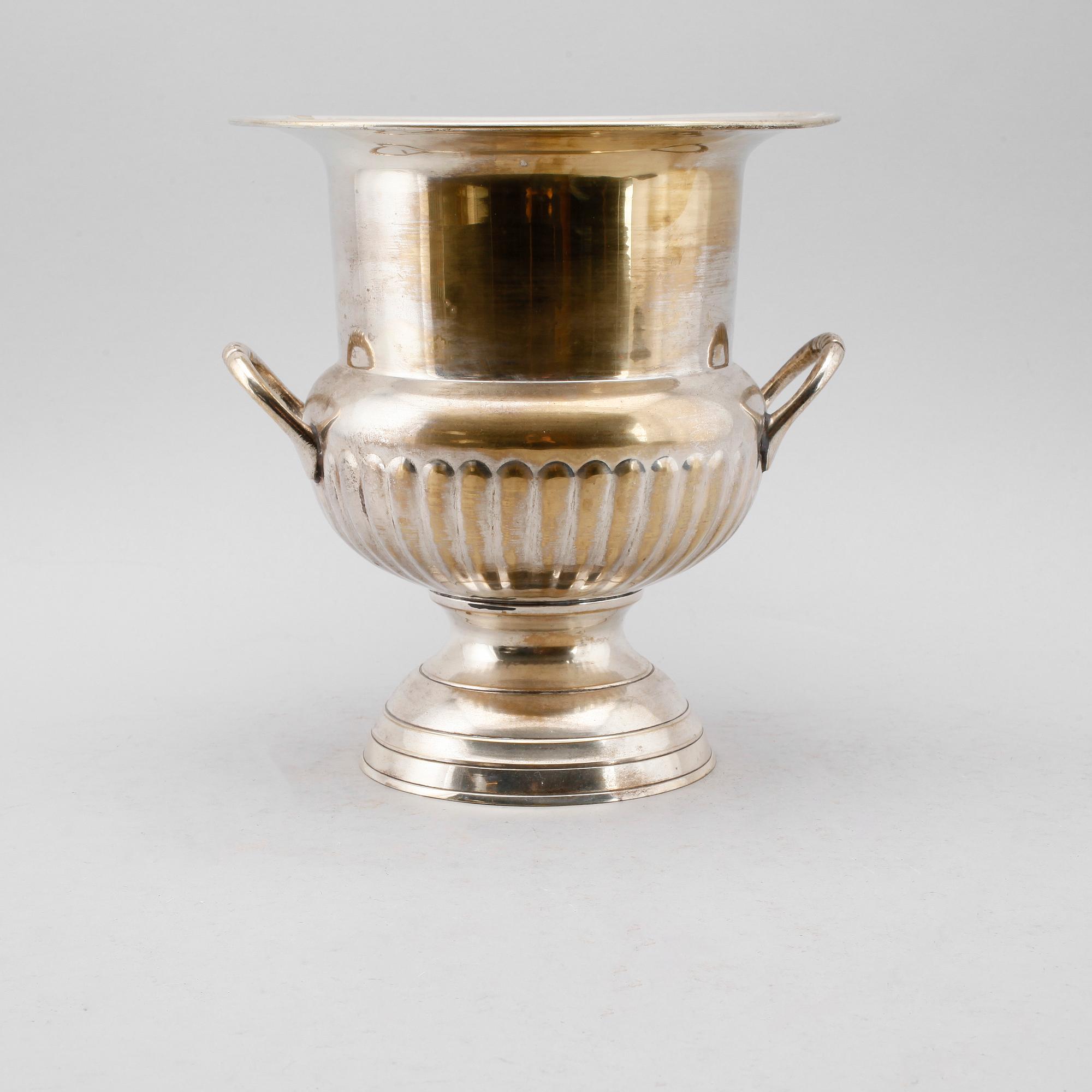 CHAMPAGNEKYLARE, nysilver, 1900-tal.