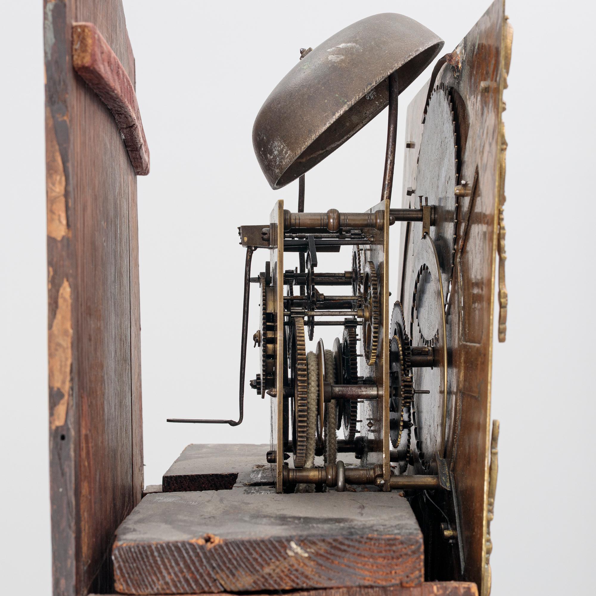 Longcase clock, second half of the 18th century, Jonathan Lees, Bury.