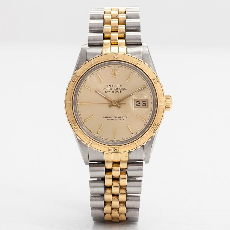 Rolex, Oyster Perpetual, Datejust, Turn-O-Graph, rannekello, 36 mm.