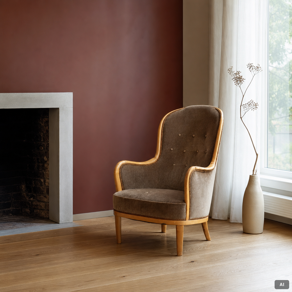 Carl Malmsten, armchair, 'Advokaten', second half of the 20th century.