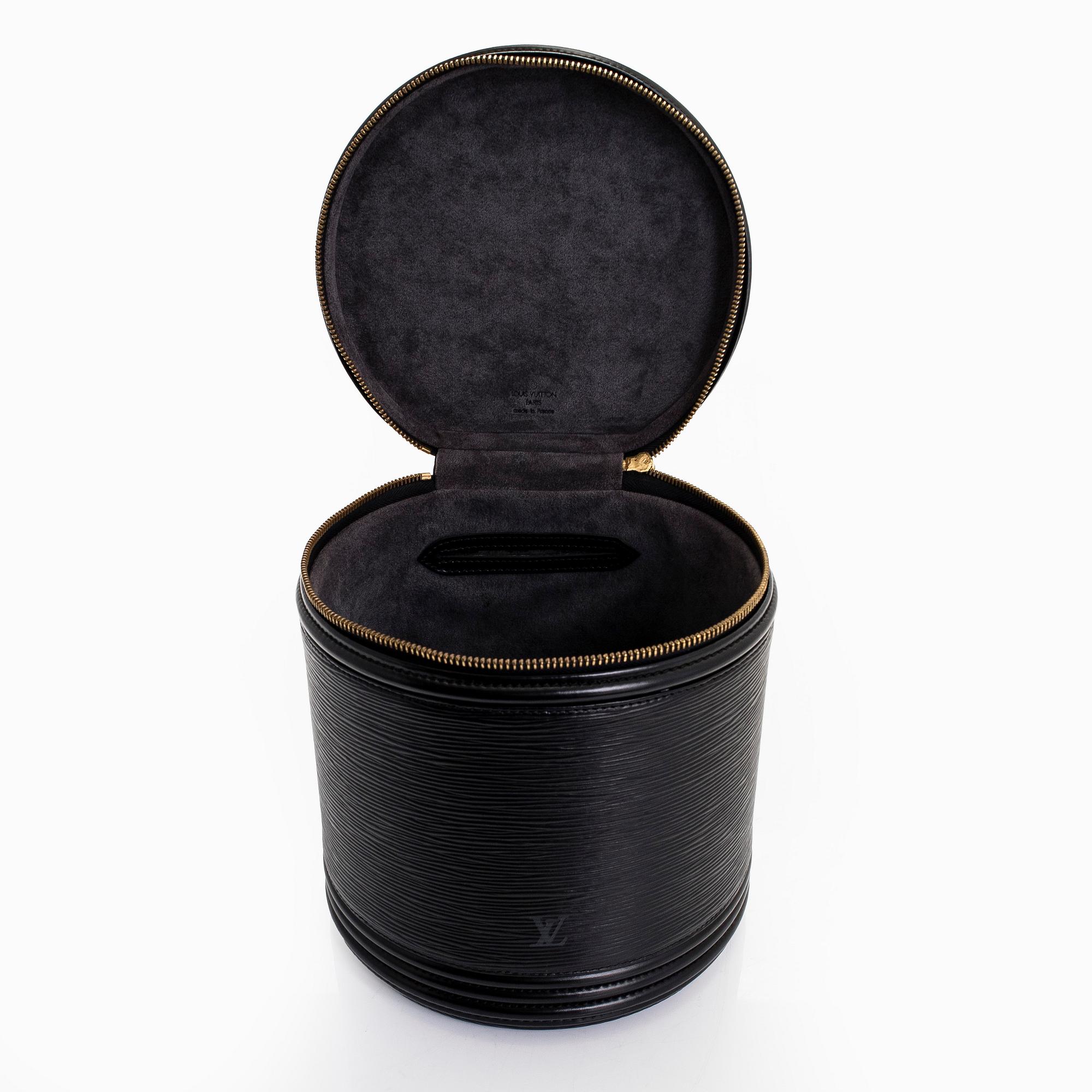 Louis Vuitton, A Black Epi leather 'Cannes' Vanity Bag.