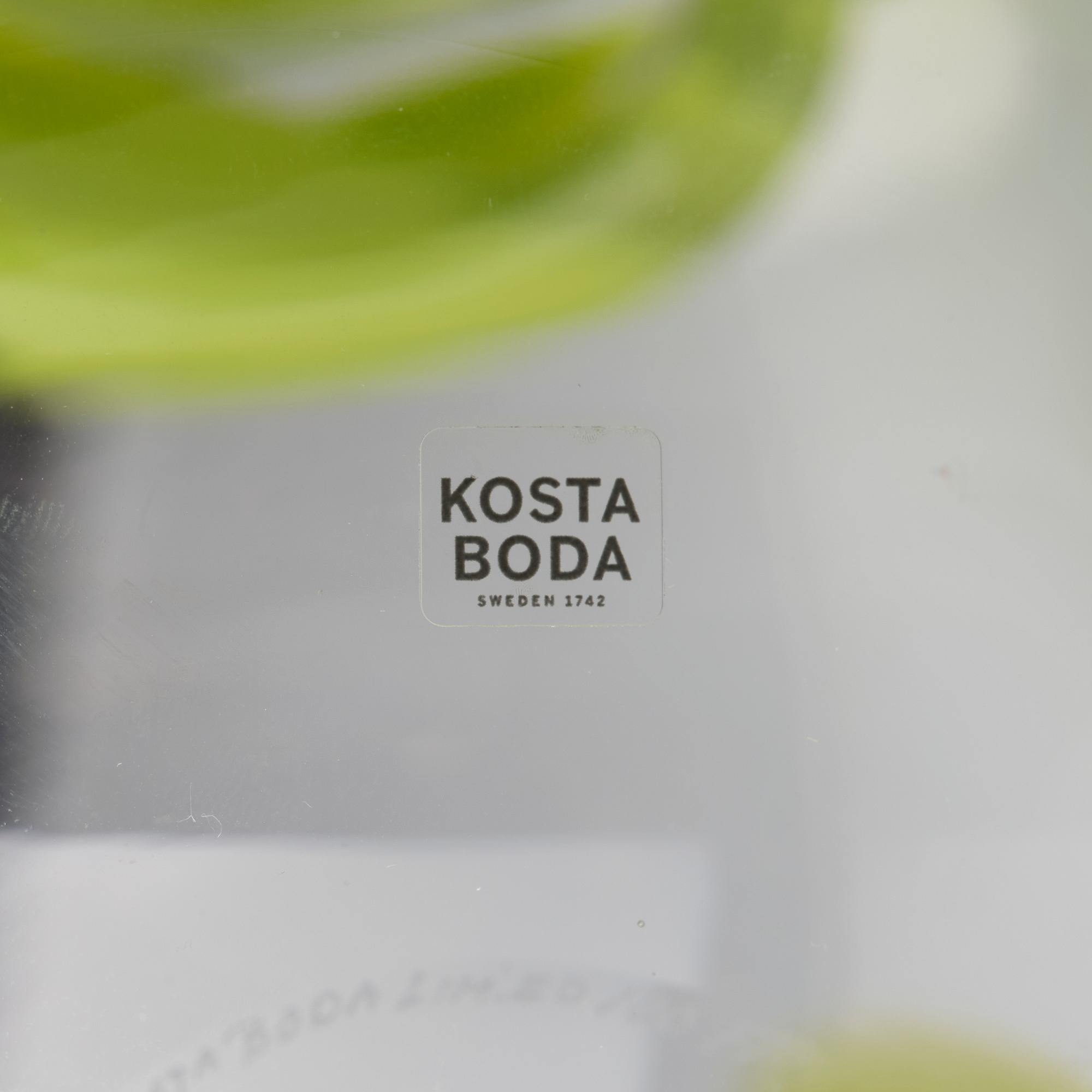 Frida Fjellman, Sculpture, "What's Up? Nothing Much", Kosta Boda, lim. ed 100.