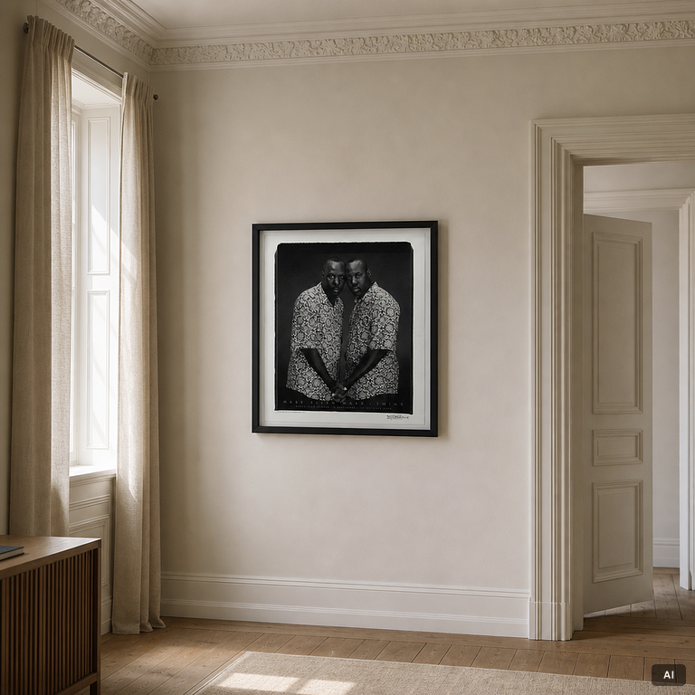 Mary Ellen Mark, "Twins", utställningprint, Hasselblad center, Göteborg, 2003.