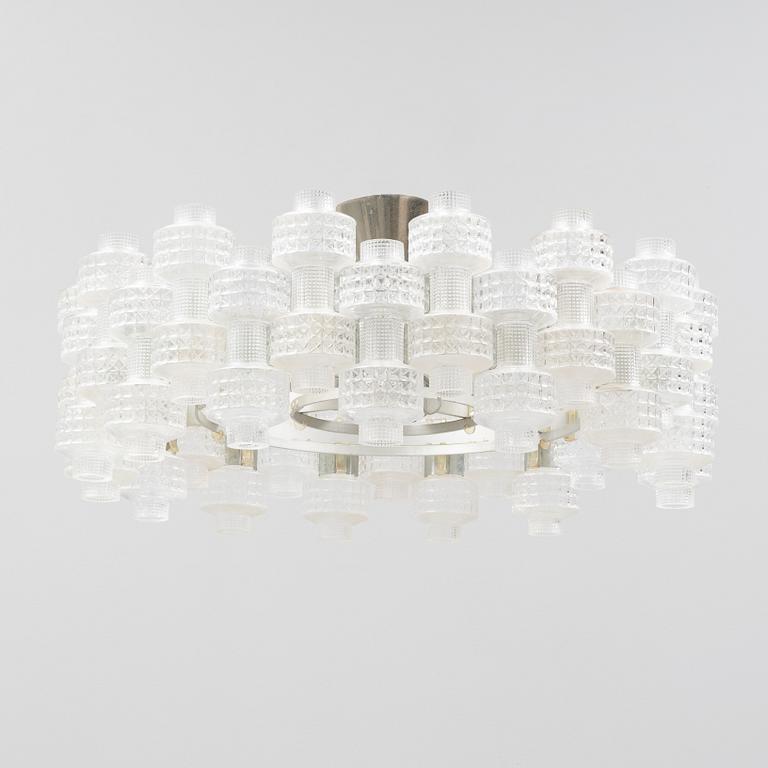 Gert Nyström, a 'Festival' glass ceiling light, Fagerhults Belysning.