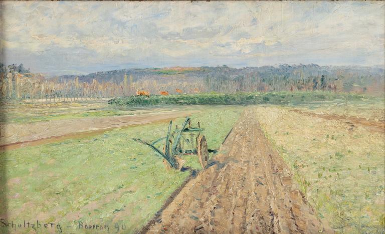 Anshelm Schultzberg, "Fälten mellan Gréz och Bourron".