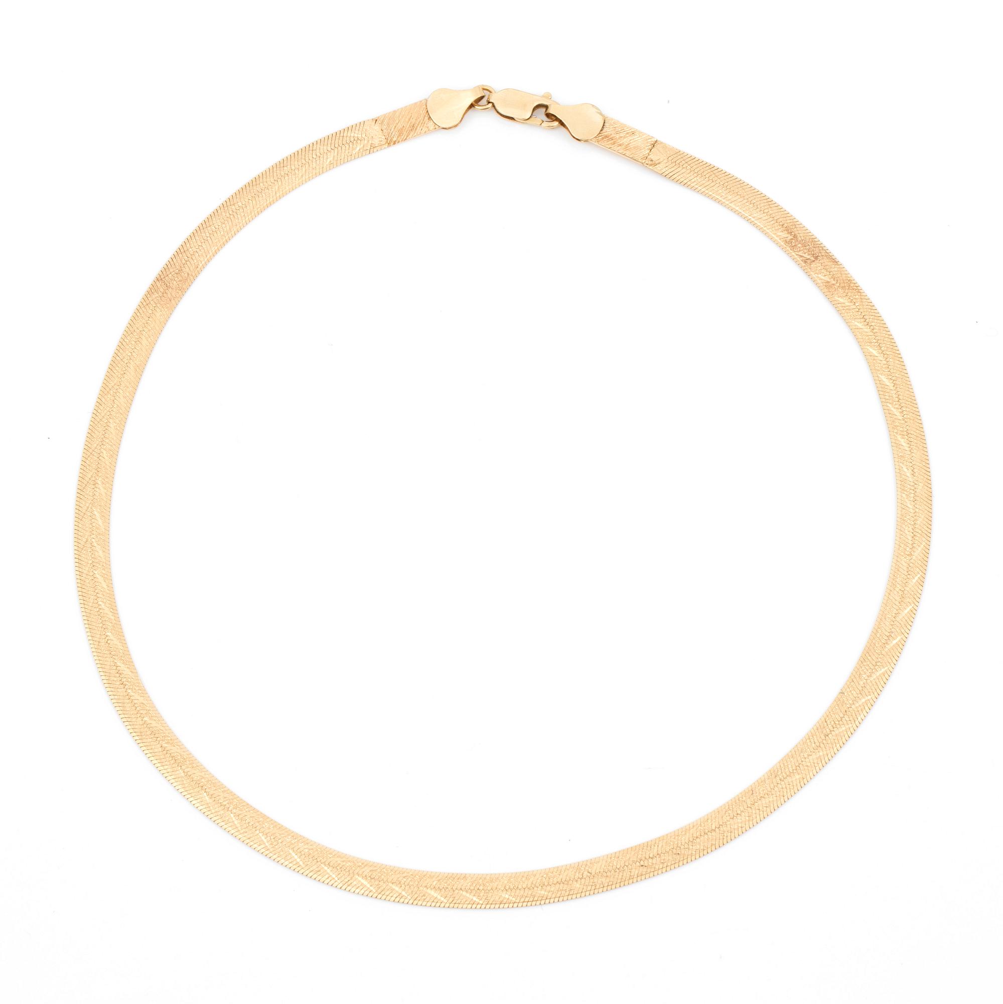 HALSBAND, 18K guld, Italien.