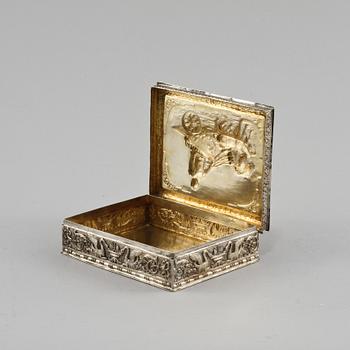 SKRIN, silver, 1800-talets slut. Vikt 202 g.